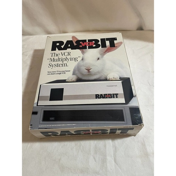 Vintage Rabbit VCR Multiplying System TR-7000